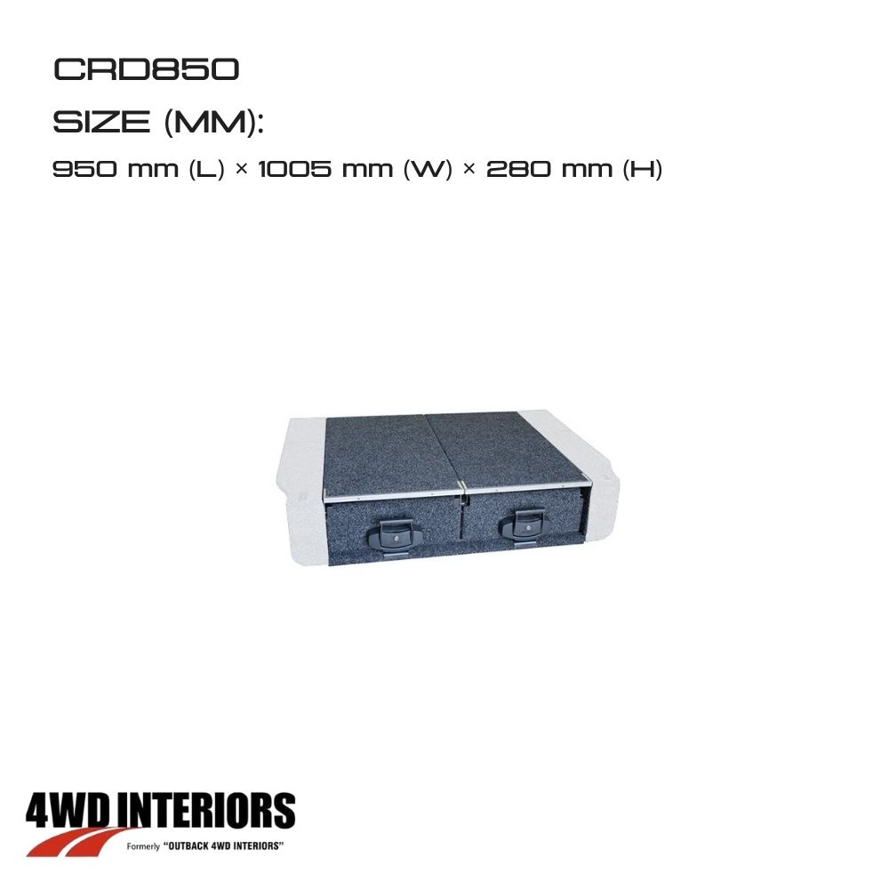 CRD850 (1) FIXED DRAWER (95x100.5x28CM) - Image 1