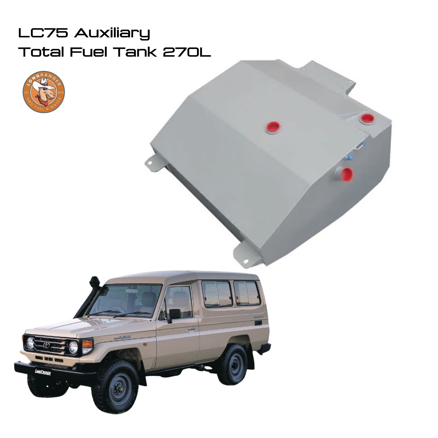 LC75 Auxiliary Total Fuel Tank 270L(1) LC75 Auxiliary Total Fuel Tank 270L - Image 1