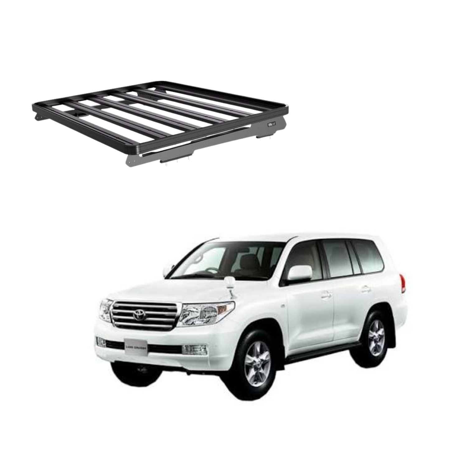 LC200 LX570 (1156mm) SLIMLINE II ROOF RACK KIT – KRTL032T (12 Rack) LC200 / LX570 (1156mm) SLIMLINE II ROOF RACK KIT - KRTL032T (1/2 Rack) - Image 1