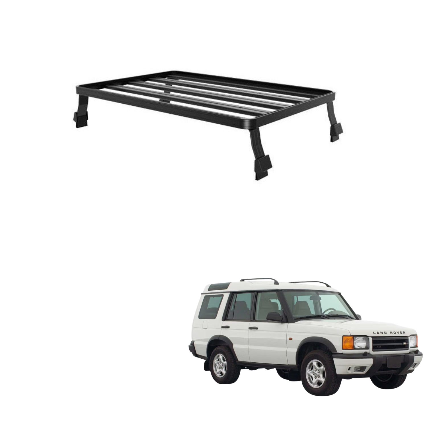 DISCOVERY 1&2 SLIMLINE II 12 ROOF RACK KIT – KRLD010L DISCOVERY 1&2 SLIMLINE II 1/2 ROOF RACK KIT - KRLD010L - Image 1
