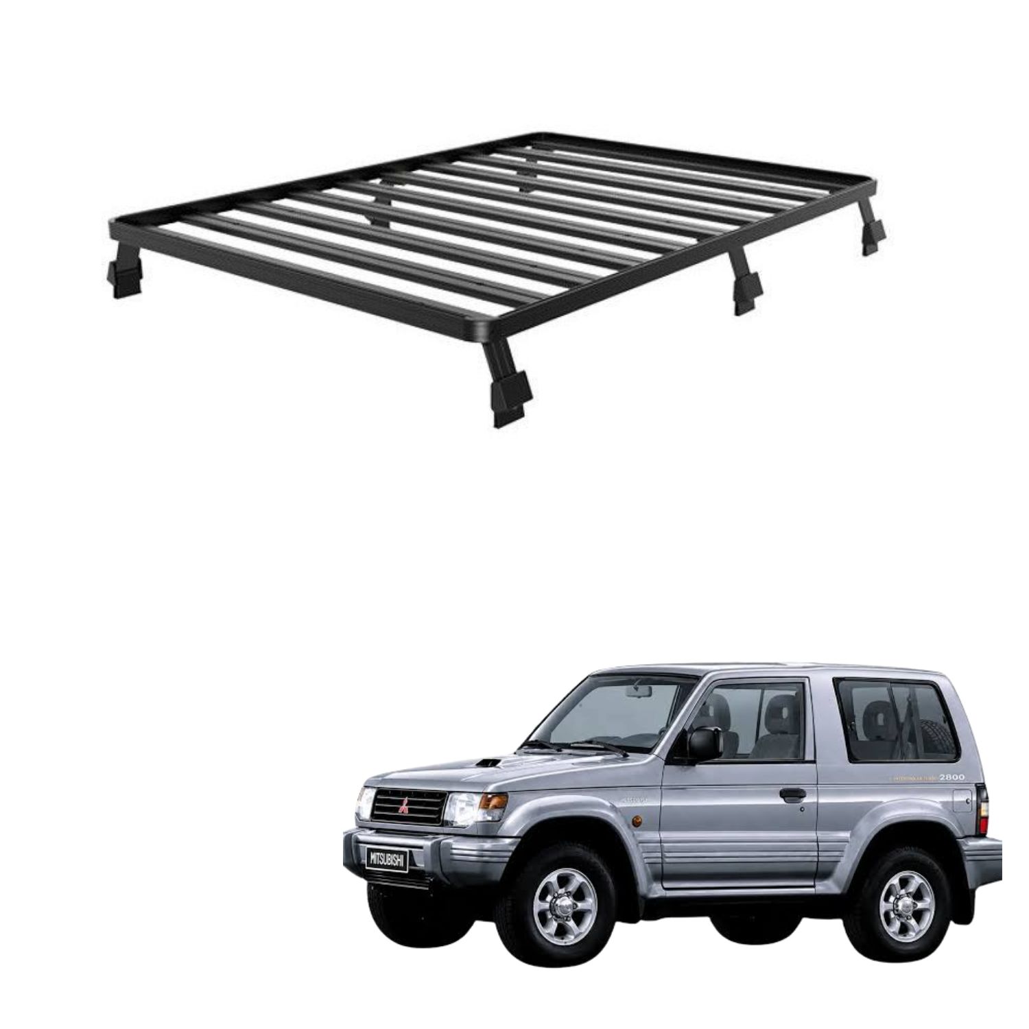 PAJERO LWB (1991-1999) SLIMLINE II ROOF RACK KIT PAJERO LWB (1991-1999) SLIMLINE II ROOF RACK KIT - Image 1