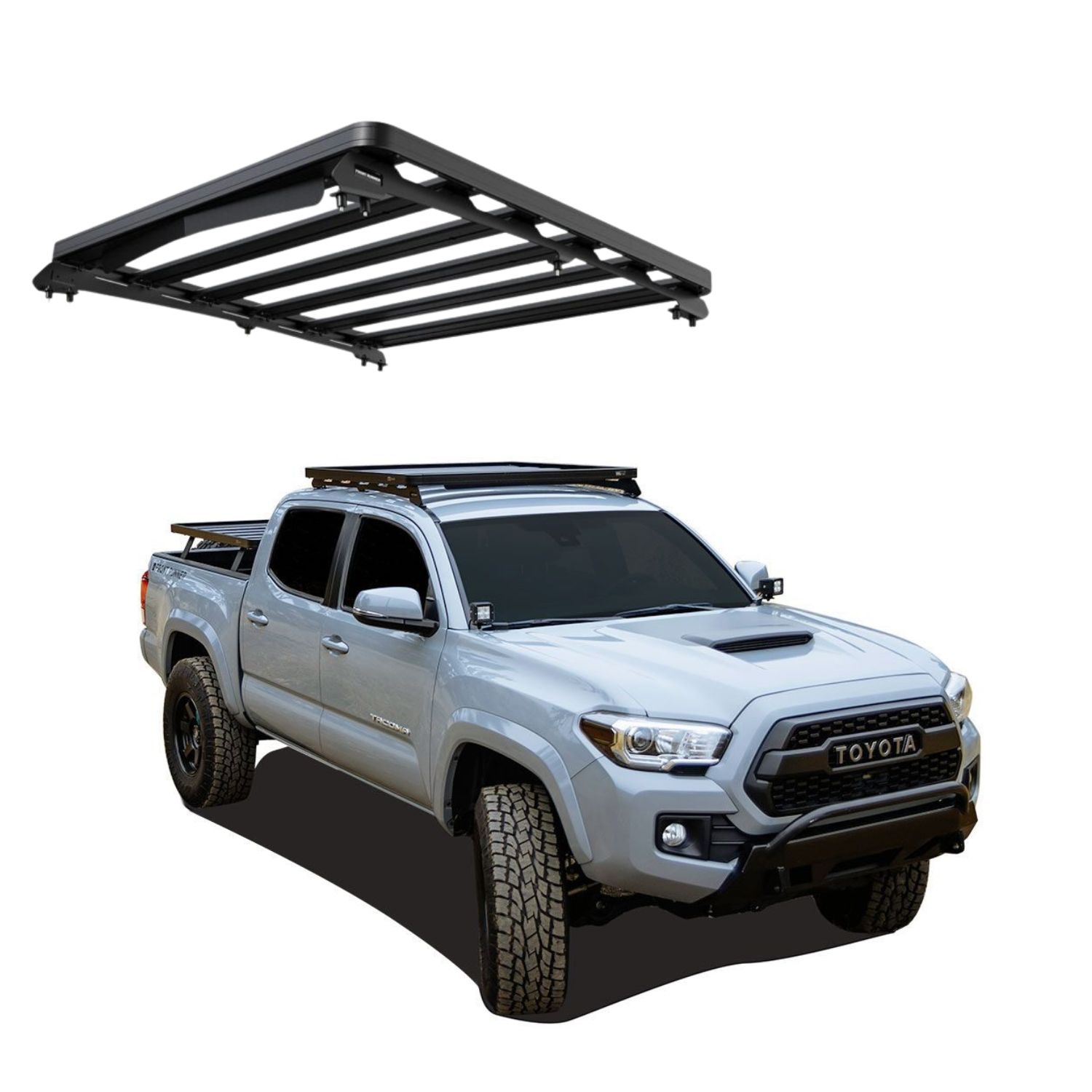 TACOMA (2005-2023) (1156mm) LOW PROFILE SLIMLINE II ROOF RACK KIT – KRTT005T TACOMA (2005-2023) (1156mm) LOW PROFILE SLIMLINE II ROOF RACK KIT - KRTT005T - Image 1
