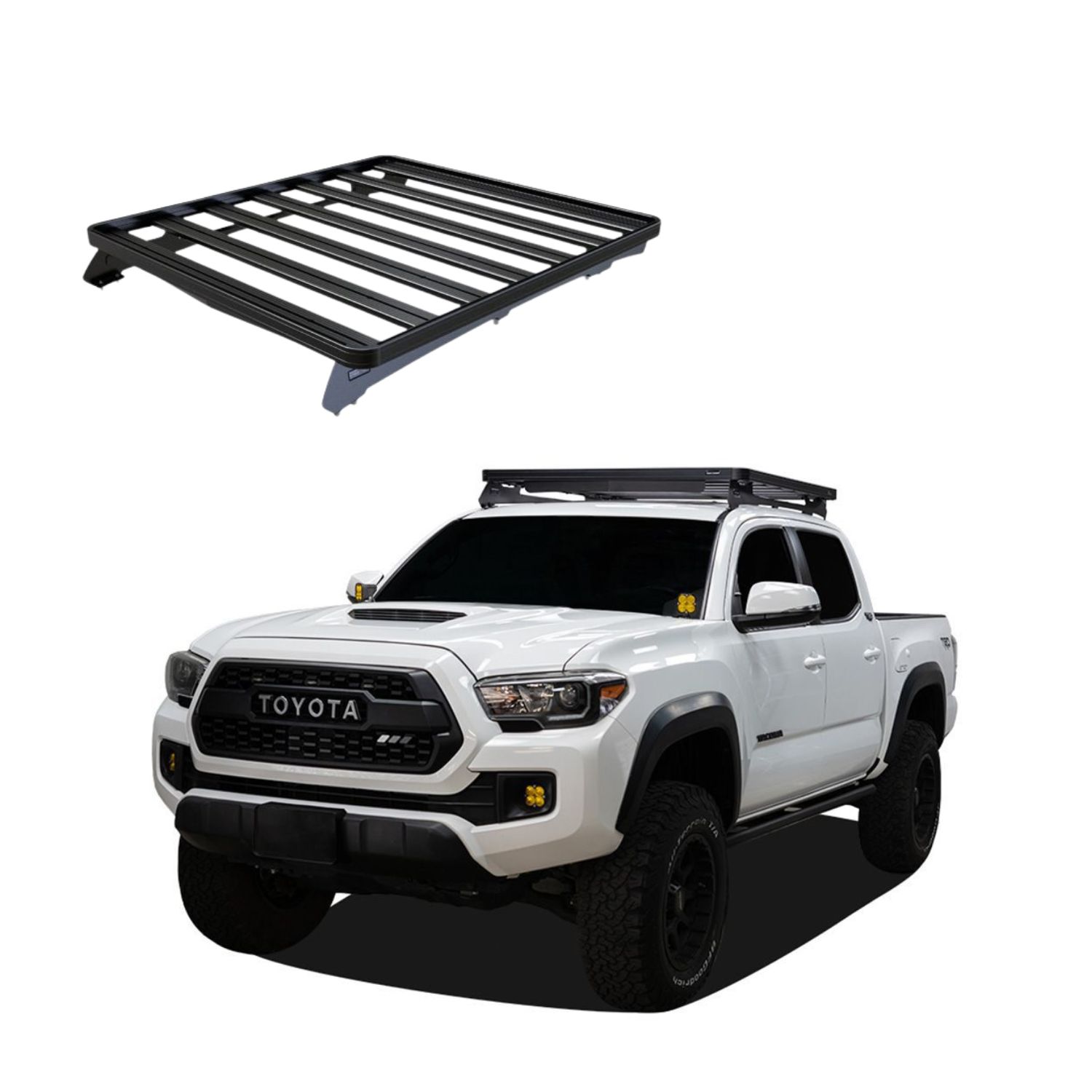 TACOMA (2005-CURRENT) (1358mm) SLIMLINE II ROOF RACK KIT – KRTT002T TACOMA (2005-CURRENT) (1358mm) SLIMLINE II ROOF RACK KIT - KRTT002T - Image 1