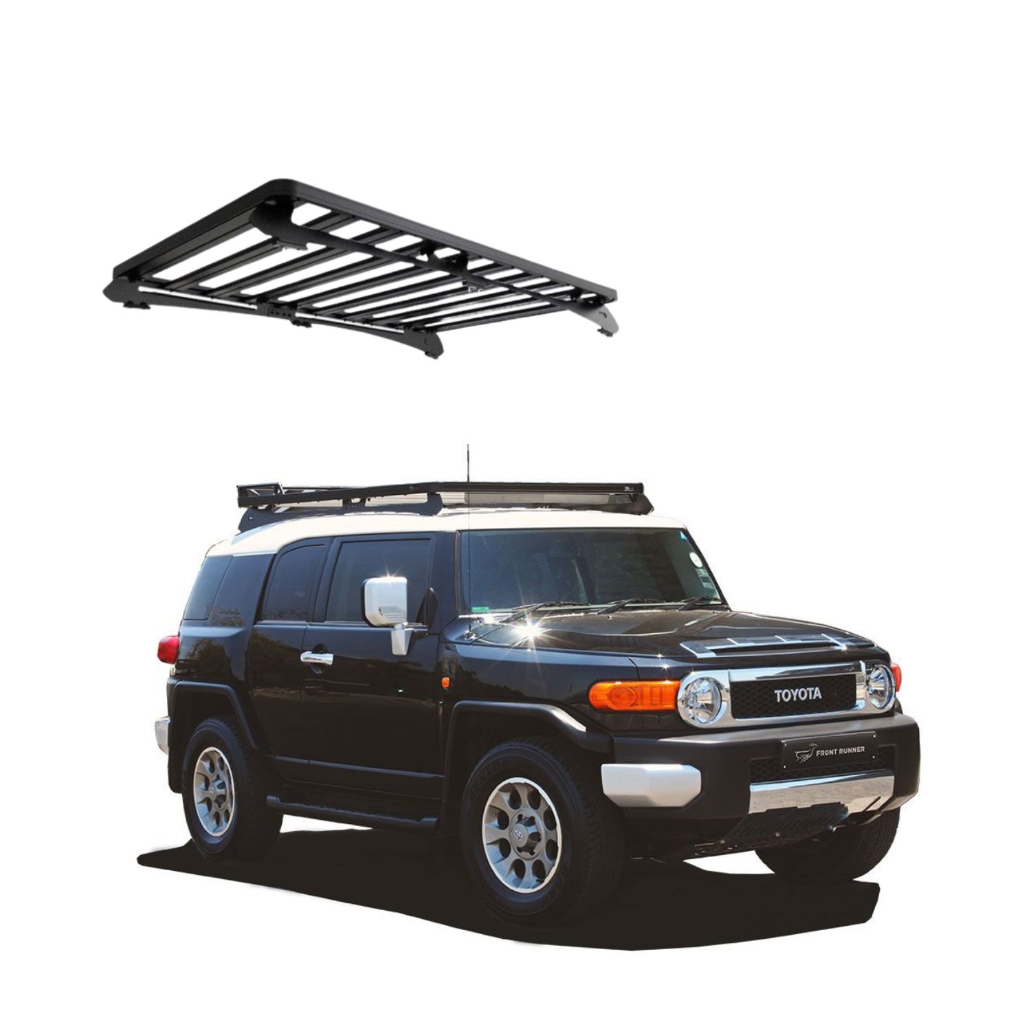 FJ CRUISER (1964mm) SLIMLINE II ROOF RACK KIT – KRTF020T FJ CRUISER (1964mm) SLIMLINE II ROOF RACK KIT - KRTF020T - Image 1