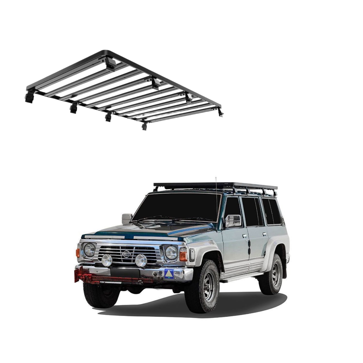 PATROL Y60 (2166mm) SLIMLINE II ROOF RACK KIT PATROL Y60 (2166mm) SLIMLINE II ROOF RACK KIT - Image 1