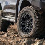 LC200 (17X9) 4x MATT BLACK VAPOUR WHEELS (5/150) - Image 2