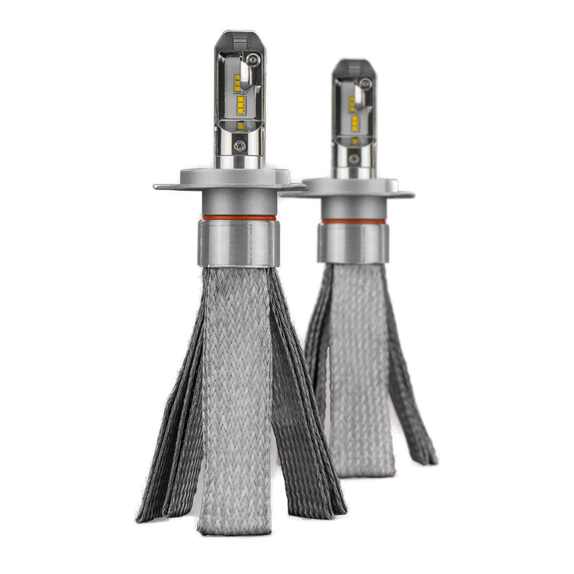 12-1 H4 COPPER HEAD LED BULBS (PAIR) - Image 1