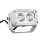 MARINE WHITE 20W TWIN LED FLOOD LIGHT