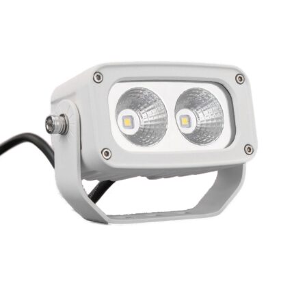 MARINE WHITE 20W TWIN LED FLOOD LIGHT