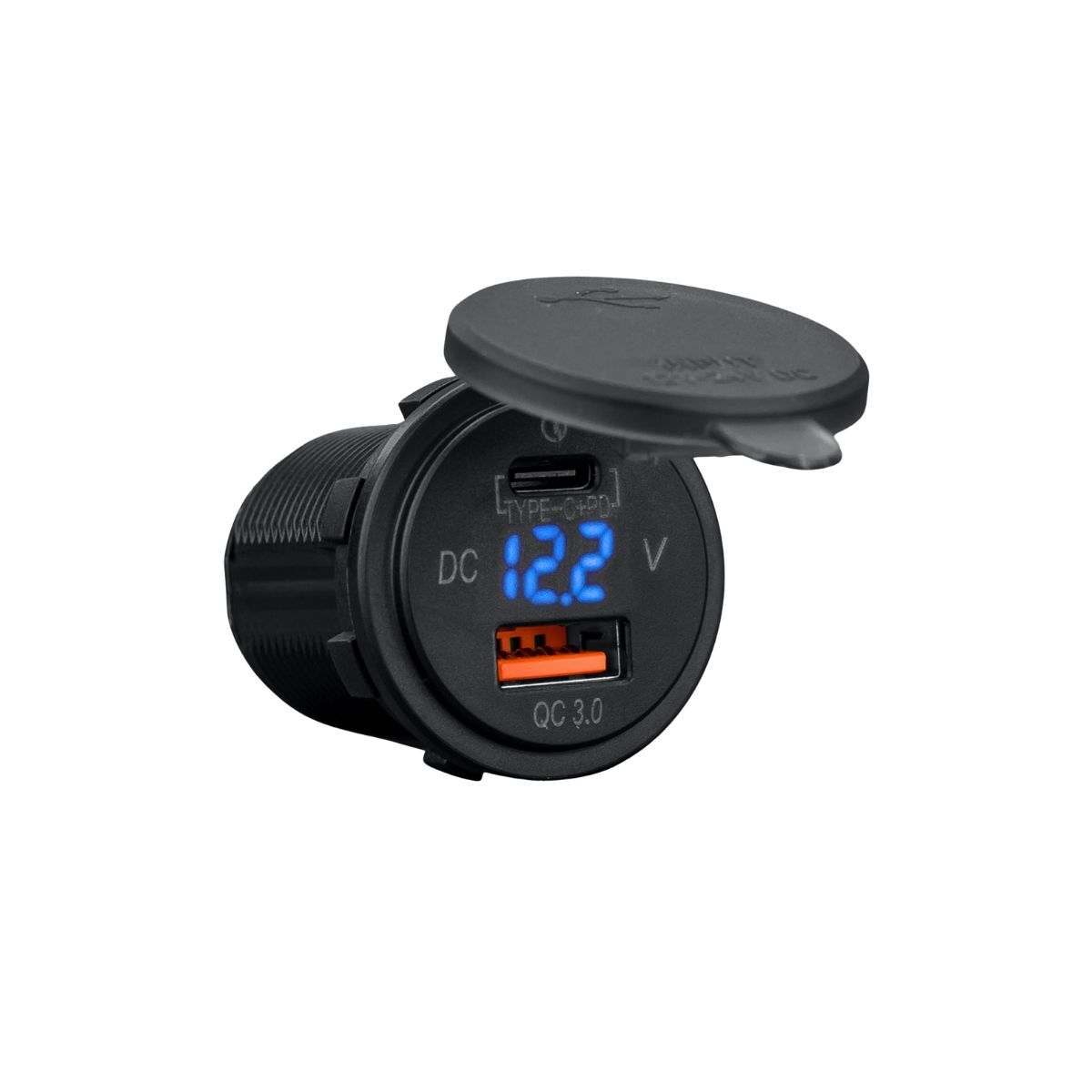 DUALUSB-SOCKET DUAL USB 4X4 - FLUSH MOUNT - Image 1