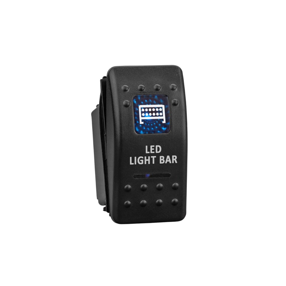 ROKSWCH-BAR Rocker Switch for 4x4 LED Light Bar Back Lit Blue - Image 1