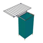 Alu-Cab Shower Cube to Front Runner Roof Rack brackets