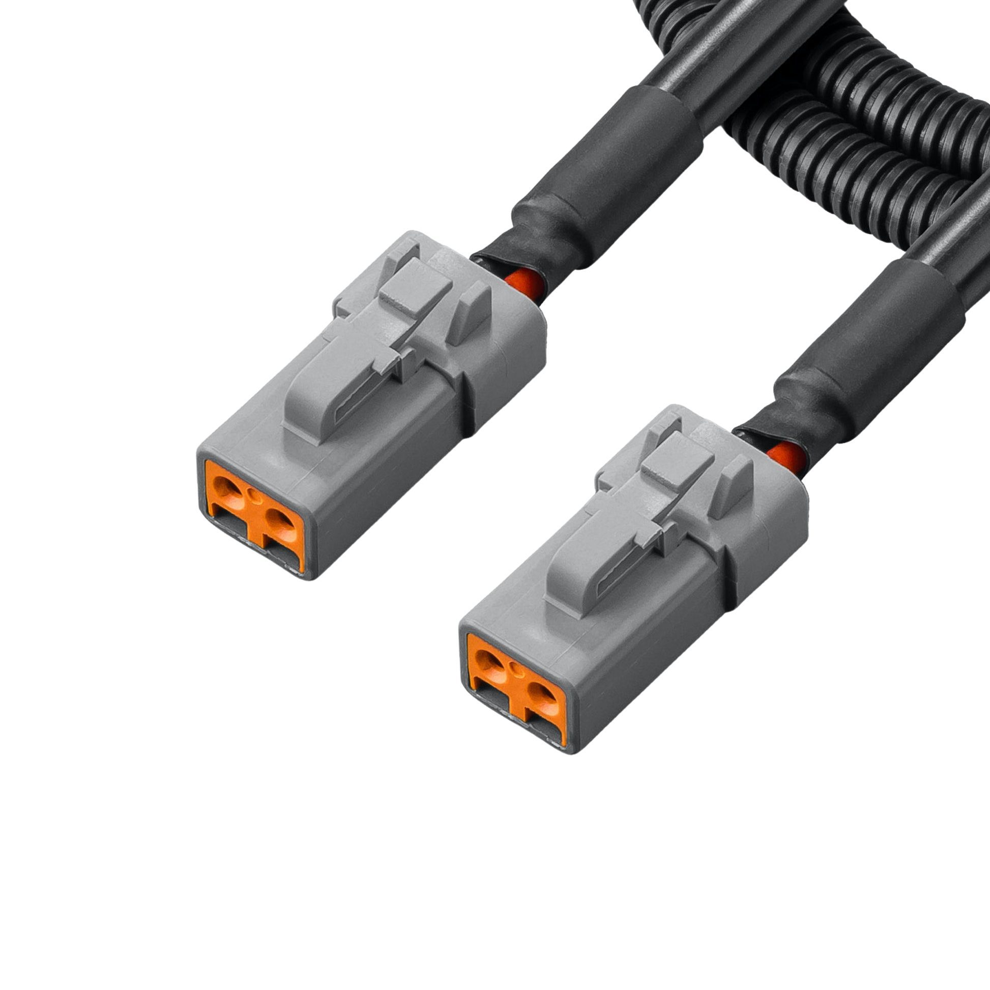 WIR2TO1-DTP-01 2 TO 1 DEUTSCH DTP CONNECTOR / SPLITTER | 2 LIGHTS WITH 1 WIRING HARNESS 1.5M - Image 1
