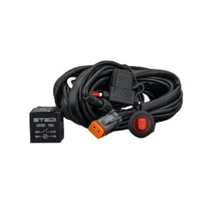 LED WORK LIGHT WIRING KIT LOOM HARNESS (NOT HIGH BEAM TRIGGERED)