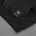 STEDI HOODIE SLEEVE JUMPER | BLACK - Image 2