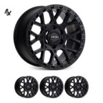 Hilux (17X9) 4x CRAWLER WHEELS (6/139) +25 OFFSET