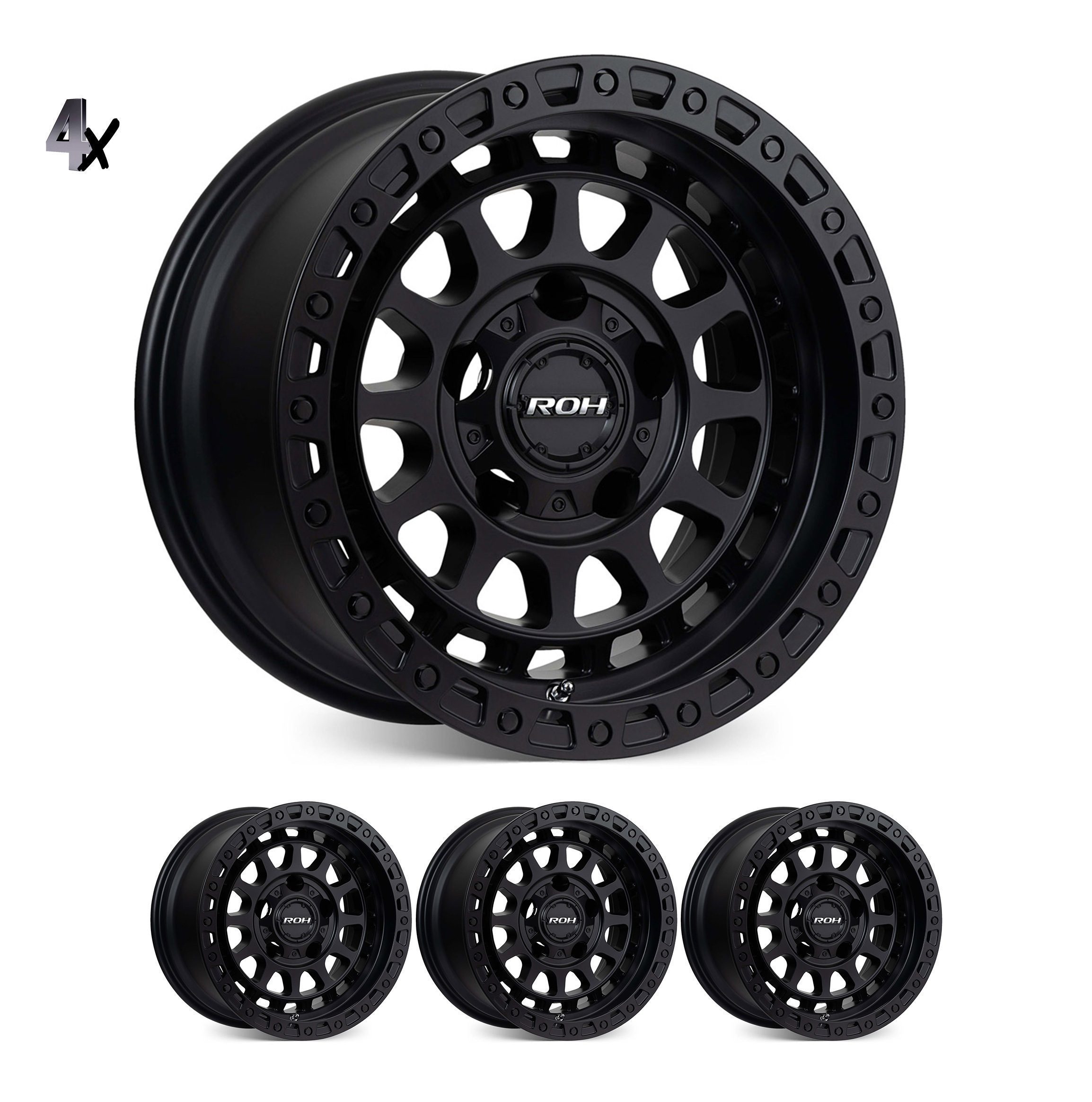 4xassault LC100 (17X9) 4x ASSAULT WHEELS (5/150) - Image 1