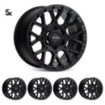 PRADO 120/150 (17X9) 5x CRAWLER WHEELS (6/139) +12 OFFSET