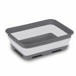 Kampa Collapsible Rectangular Washing Bowl - Grey