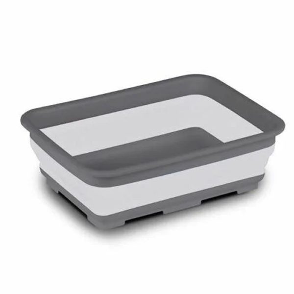 CW0115 Kampa Collapsible Rectangular Washing Bowl - Grey - Image 1