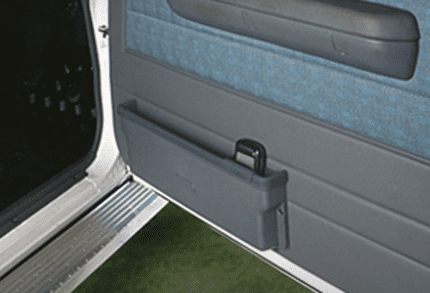 LC71/LC76/LC78/LC79 Door Pockets Including Insert Pocket - Grey (Pair)