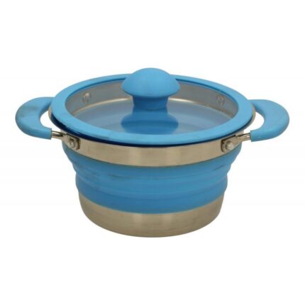 KAMPA FOLDING SAUCE PAN 3 LITRE BLUE