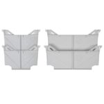 Locking tab drawer dividers combo package - (2) narrow & (2) wide