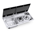 DOMETIC TWO-BURNER HOB AND SINK COMBO - Image 3