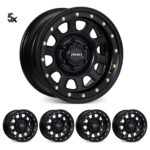 LC80 (17X8) 5x Trak D Locker Steel Wheels (6/139)