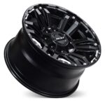 LC100 (17X9) 4x MATT BLACK VAPOUR WHEELS (5/150) - Image 3