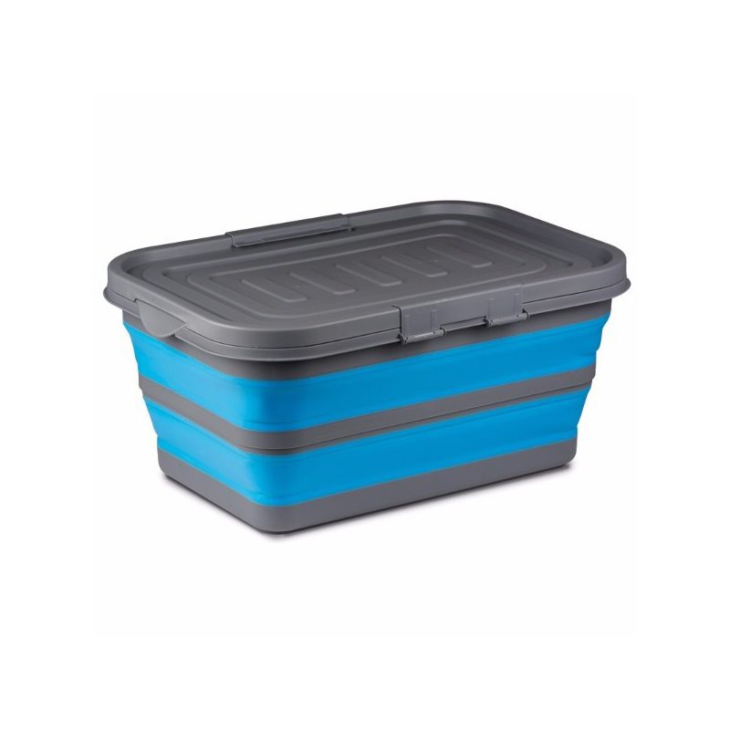 kampalargecollapsiblestorageboxcw0120blue Kampa Collapsible Large Storage Box - Blue (38 L) - Image 1