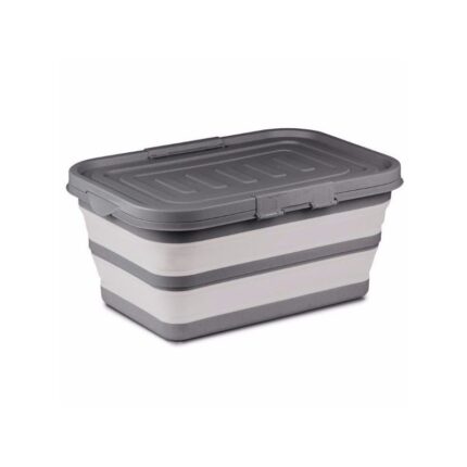 Kampa Collapsible Large Storage Box - Grey (38 L)