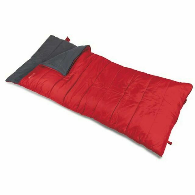 s-l640 Kampa Annecy Lux XL Sleeping Bag Red Color - Image 1