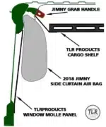 JIMNY2 door  2018+ STORAGE TOP SHELF - Image 4
