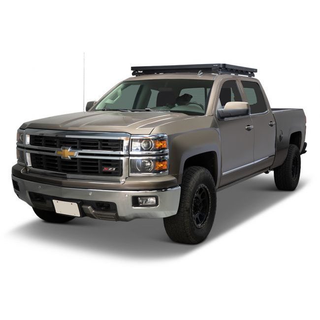krcs011t_03 SILVERADO/SIERRA 1500/2500HD (1358mm) CREW CAB (2014-2018) SLIMLINE II ROOF RACK KIT - KRCS011T - Image 1