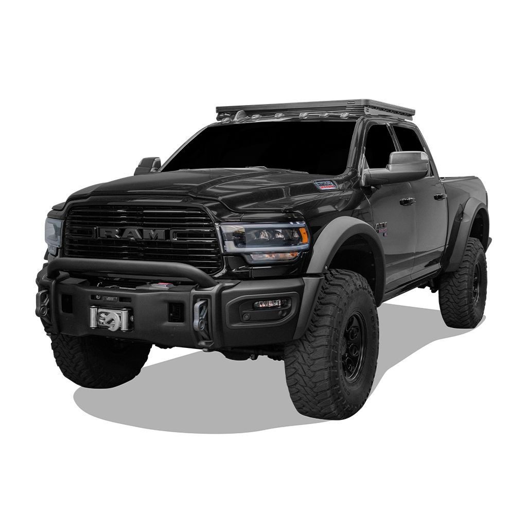 krdr011t-1-wpp1641903018683 RAM 1500/2500/3500 CREW CAB (2009-CURRENT) SLIMLINE II ROOF RACK KIT / LOW PROFILE - KRDR011T - Image 1
