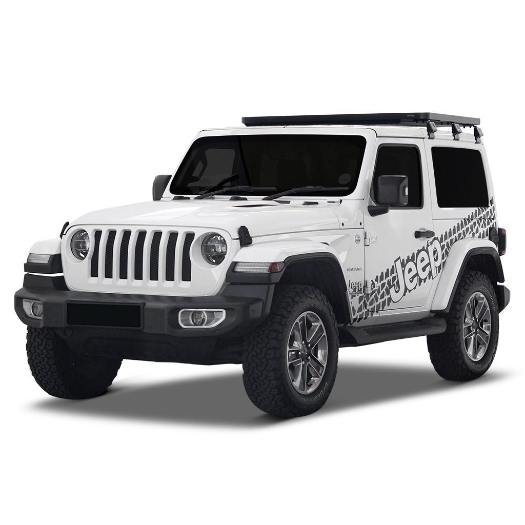 krjw006t_1211 WRANGLER JL 2 DOOR (2018-CURRENT) SLIMLINE II 1/2 ROOF RACK KIT - KRJW026T - Image 1