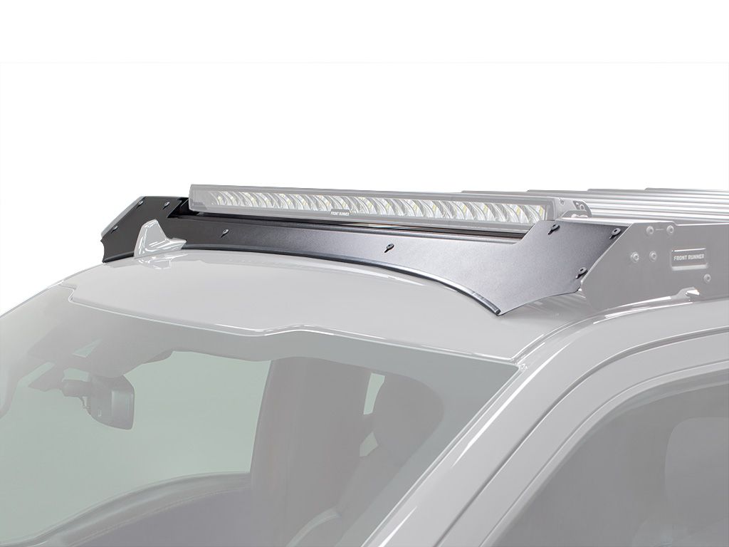 rrac194_f150_slimsport_007 FORD F150 SUPER CREW SLIMSPORT RACK 40" LIGHT BAR WIND FAIRING - BY FRONT RUNNER - Image 1