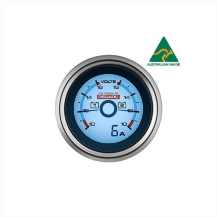 DUAL VOLTAGE 52MM GAUGE WITH OPTIONAL CURRENT DISPLAY