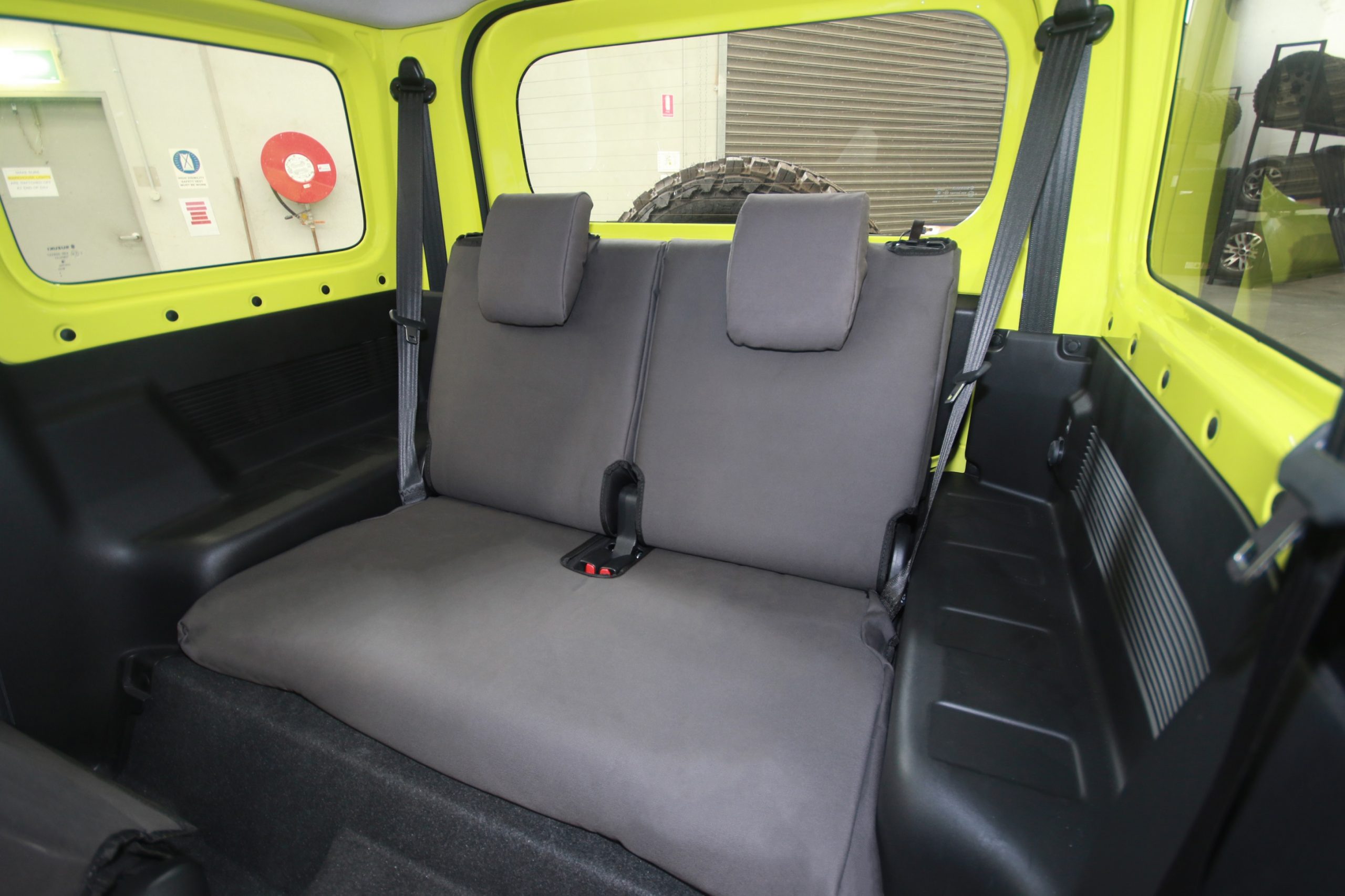 0B8A5114-scaled SUZUKI JIMNY 2 door 2018+ REAR SEAT COVERS - Image 1