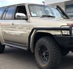 y61 PATROL GU 2005+ STEEL SIDE STEPS & RAILS - Image 2