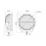 102W METEOR 9″ LED WITH DAYTIME RUNNING LIGHT - Image 3