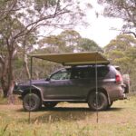 AWNING 2M (L) X 2.5M (OUT) WITH LED WITH BRACKETS