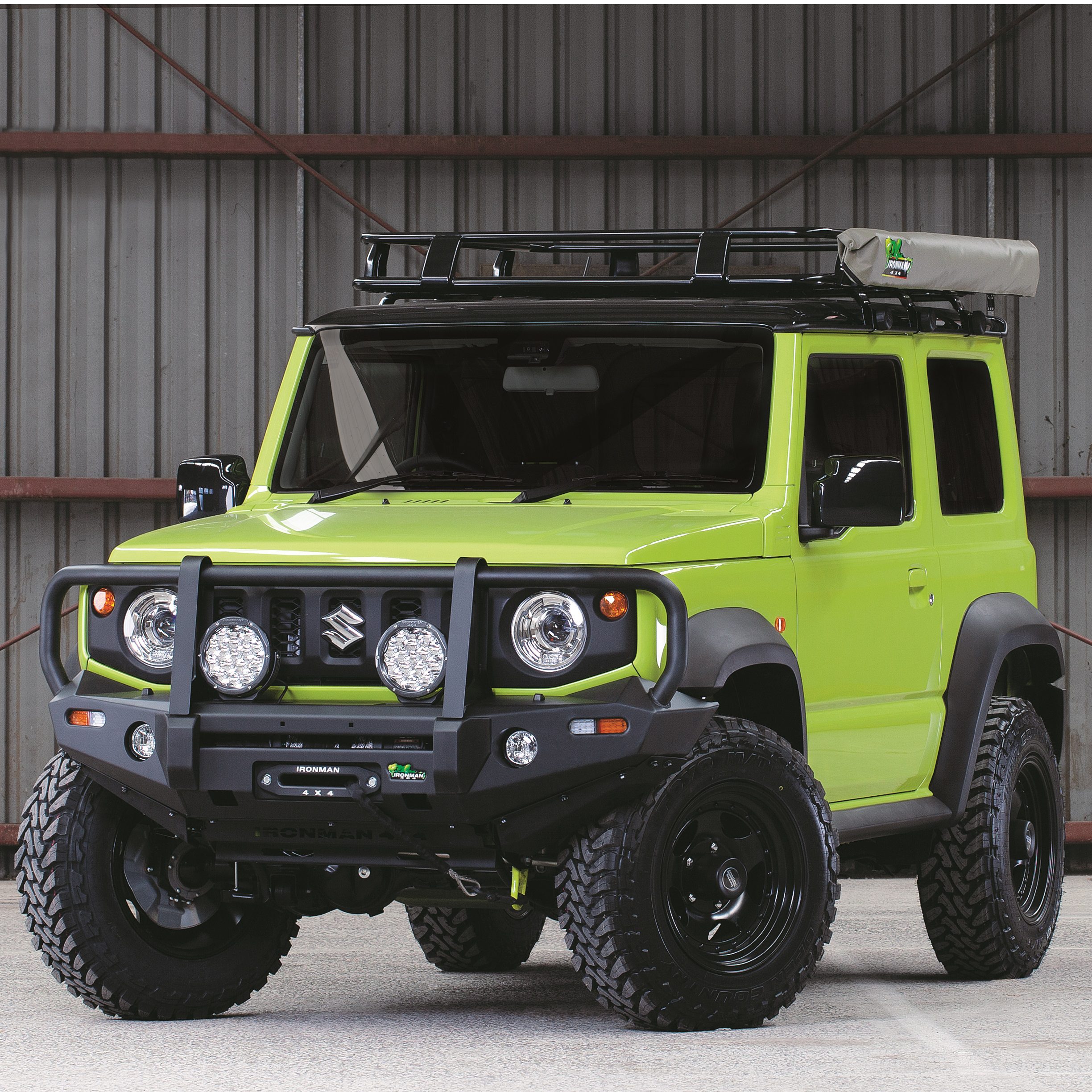 BBCD070.. SUZUKI JIMNY GJ 2018+ DELUXE BULL BAR - Image 1