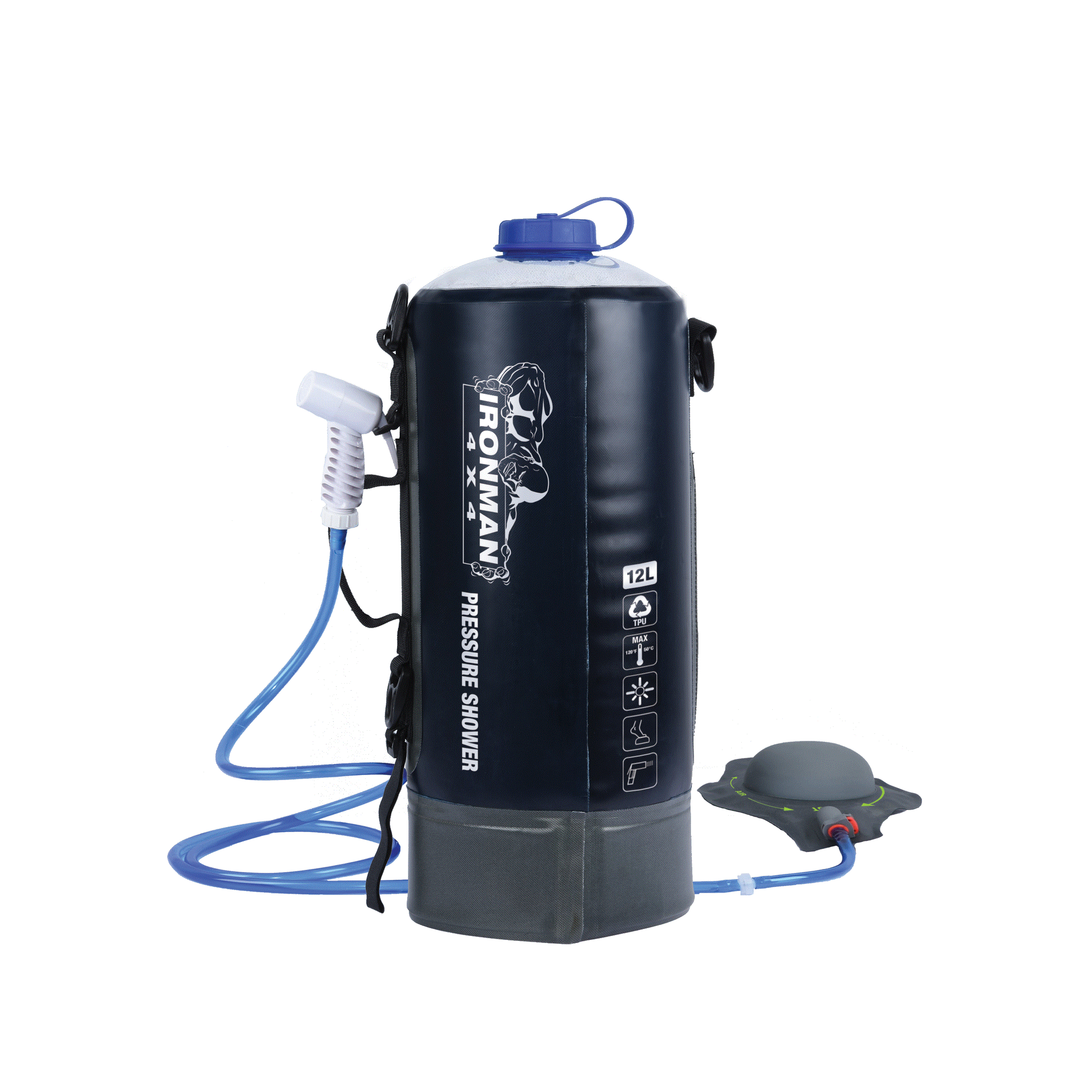 ISHOWER004 12L PRESSURE SOLAR SHOWER - Image 1