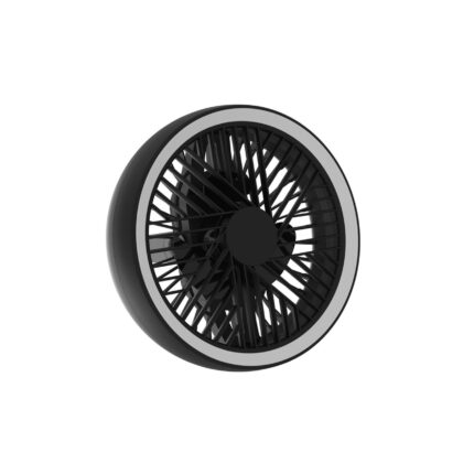 RECHARGEABLE HI-FLOW TENT FAN AND LED LIGHT