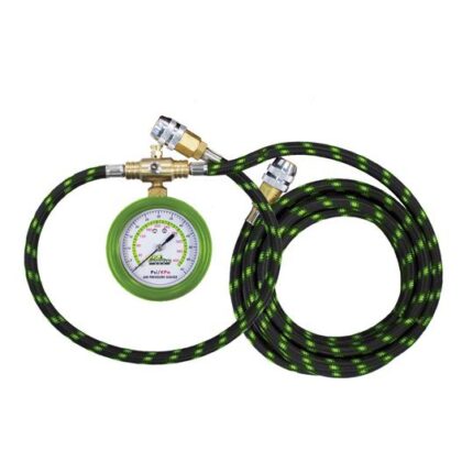 AIR CHAMP DUAL INFLATOR WITH PRESSURE GAUGE