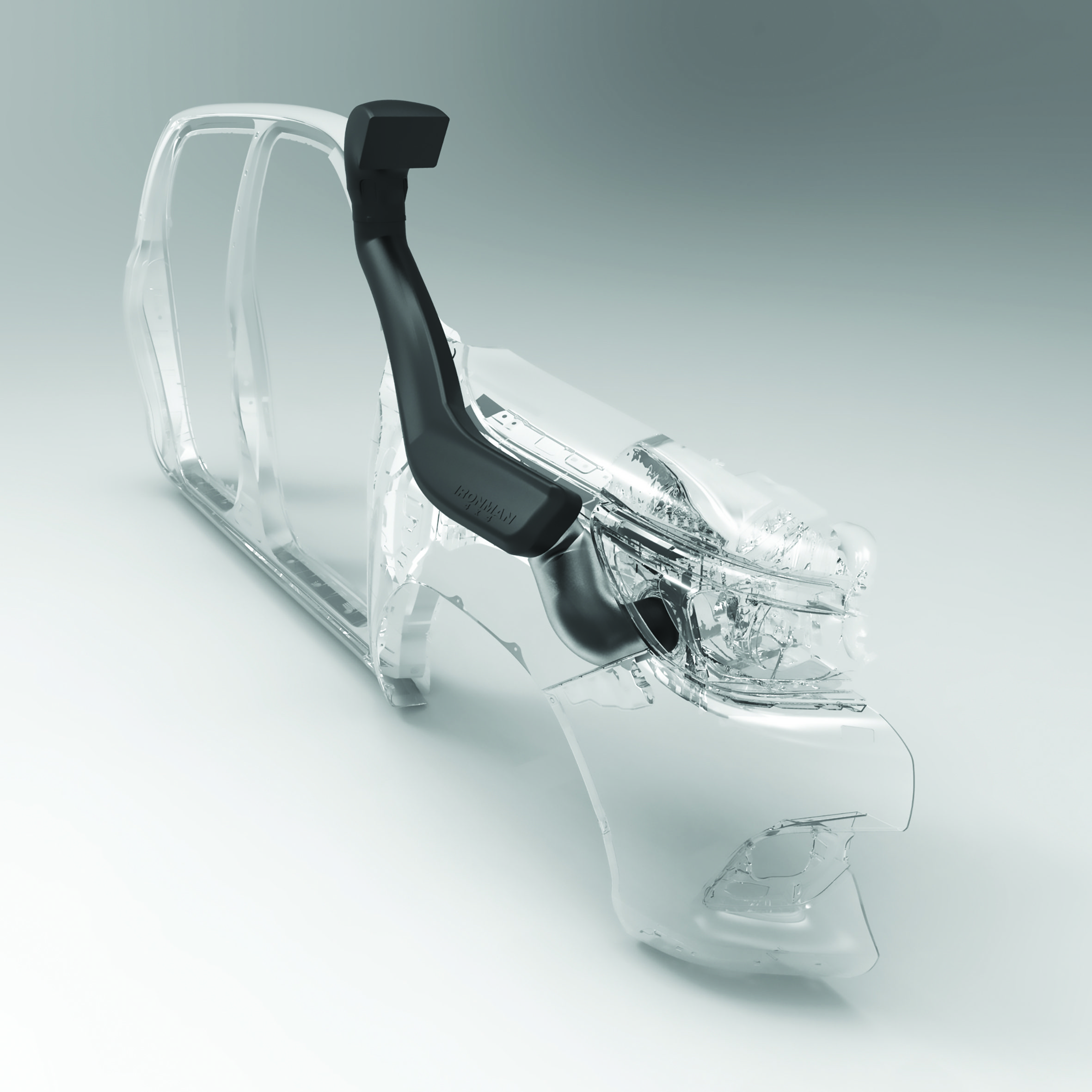 Ironman-Snorkel-Extended1 SNORKEL LANDROVER DEFENDER 110 Series - Image 1