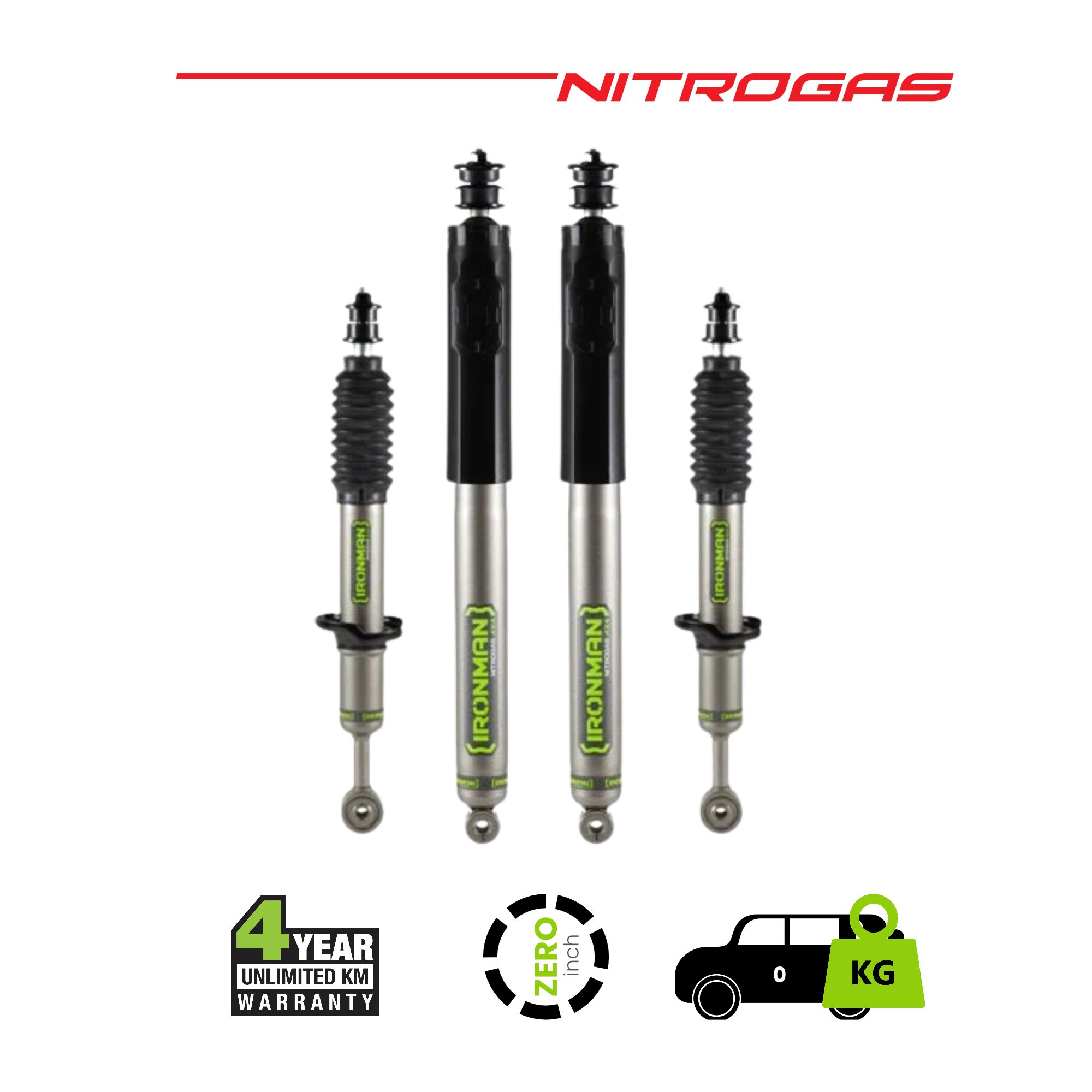 Poer Nitrogas Suspension Kit Standard FJ Nitrogas Suspension Kit Standard Height - Image 1