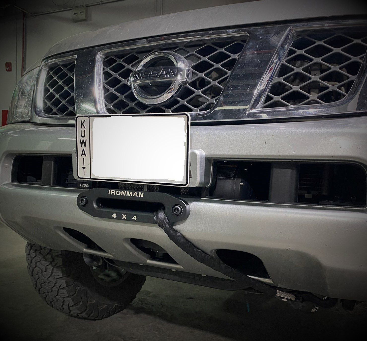 y61-WA0045-1.jpg Y61 AFN Winch Mount Plate for Original Bumper - Image 1